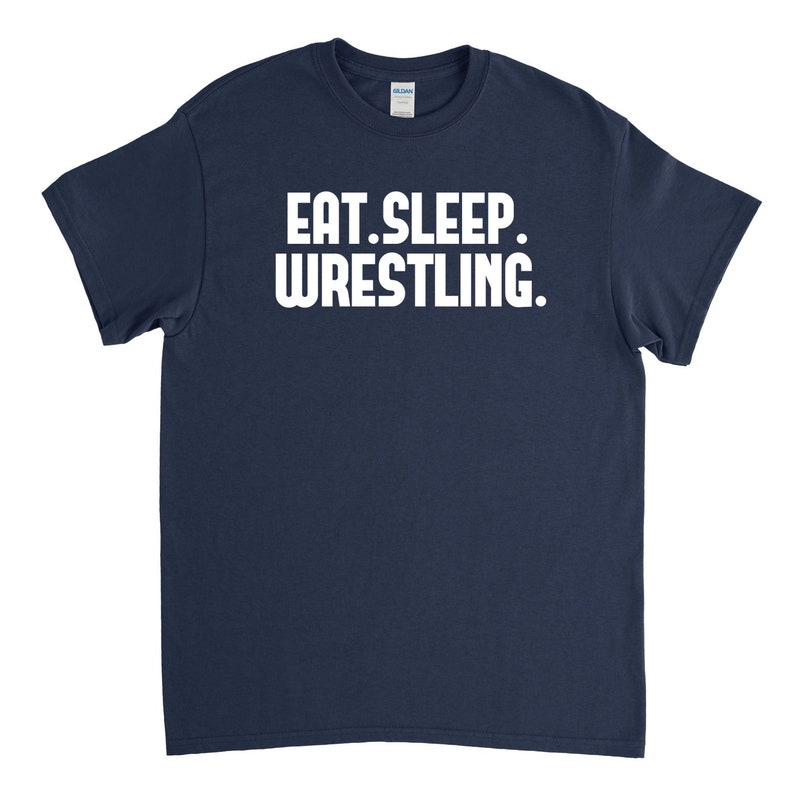 Wrestling Shirt Eat Sleep Wrestling Shirt Wrestling Gift image 3