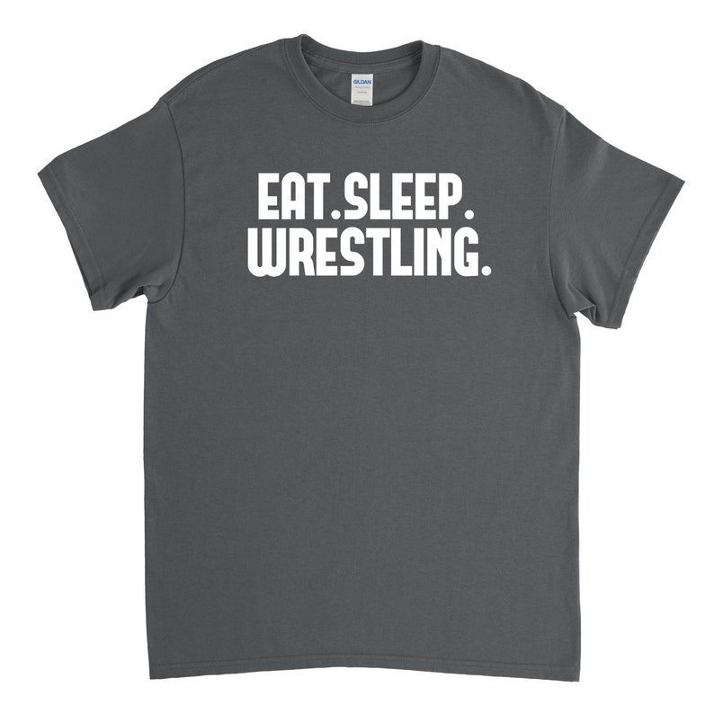 Wrestling Shirt Eat Sleep Wrestling Shirt Wrestling Gift image 2