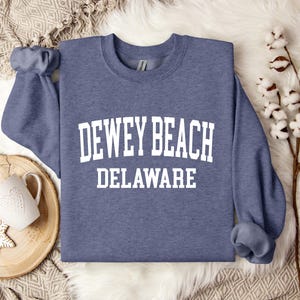 Dewey Beach Sweatshirt, Dewey Beach Delaware, Travel Sweatshirt, Crewneck Sweatshirt