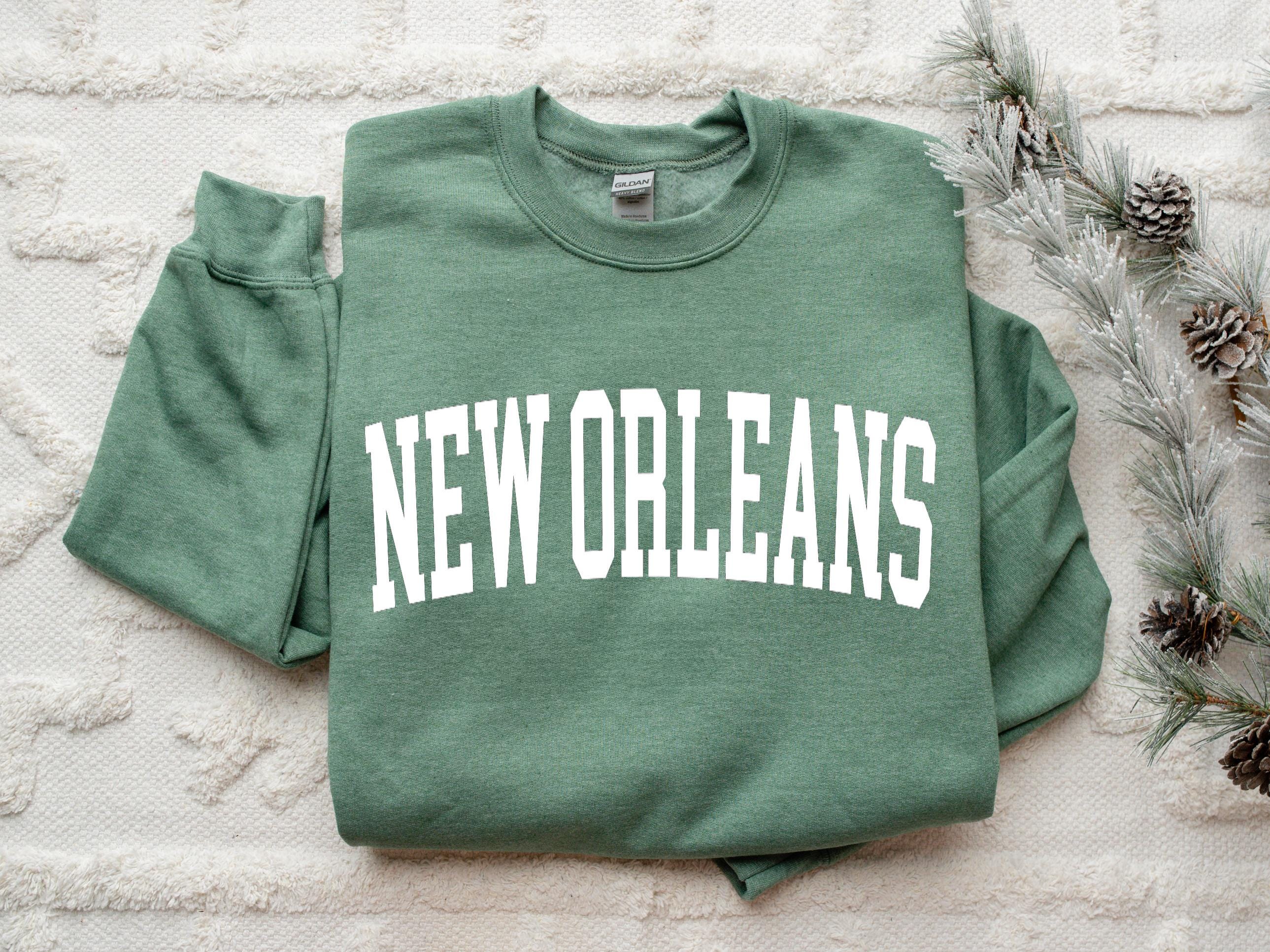 NEW ORLEANS トレーナー XL　スウェット　　染み込みプリントUSA製 New Orleans Sweatshirt, New Orleans Louisiana, New Orleans