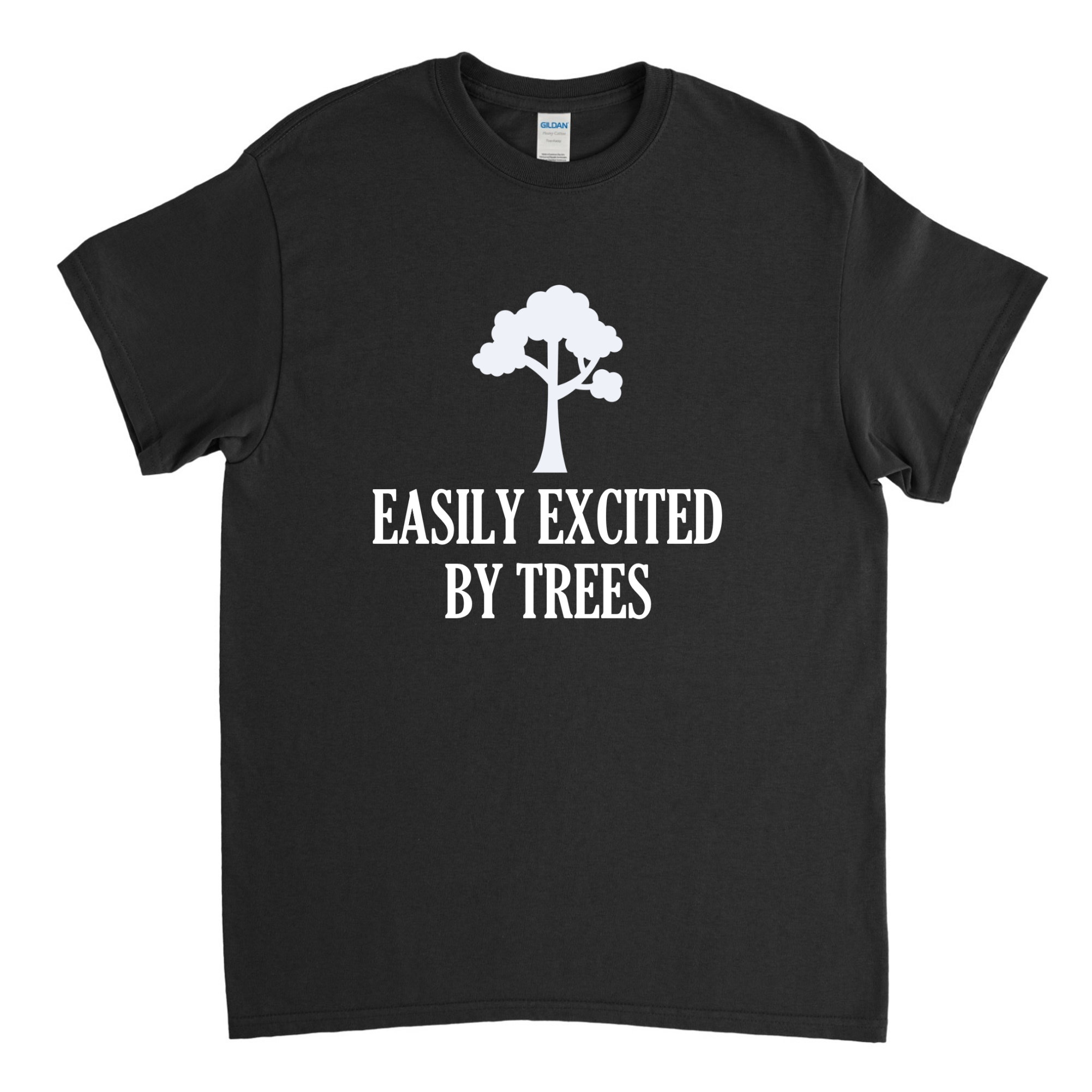 BECOME TREE Tシャツ XL Easily Excited by Trees, Funny Tree Shirt, Tree Tshirt, Tree T