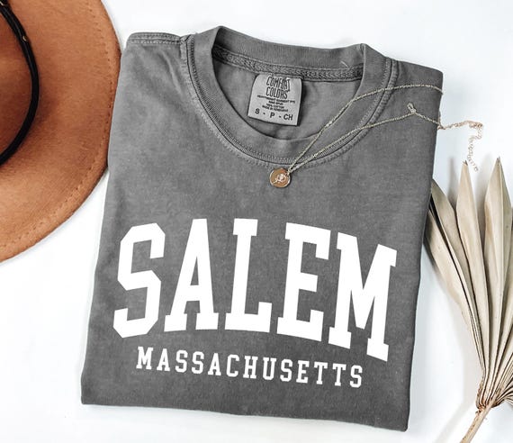 Salem Shirt, Salem Massachusetts, Halloween Shirt, Salem MA, Salem T Shirt, Gift for Her, Travel Shirt, Comfort Colors®