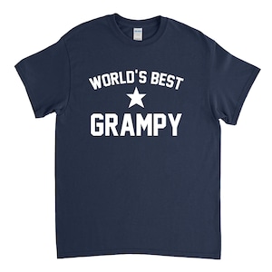 World&#39;s Best Grampy, Grampy Gift, Grampy T Shirt, Gift for Grampy