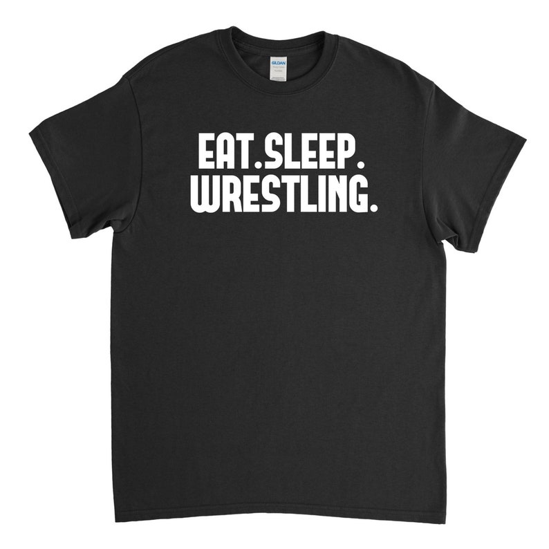 Wrestling Shirt Eat Sleep Wrestling Shirt Wrestling Gift image 1