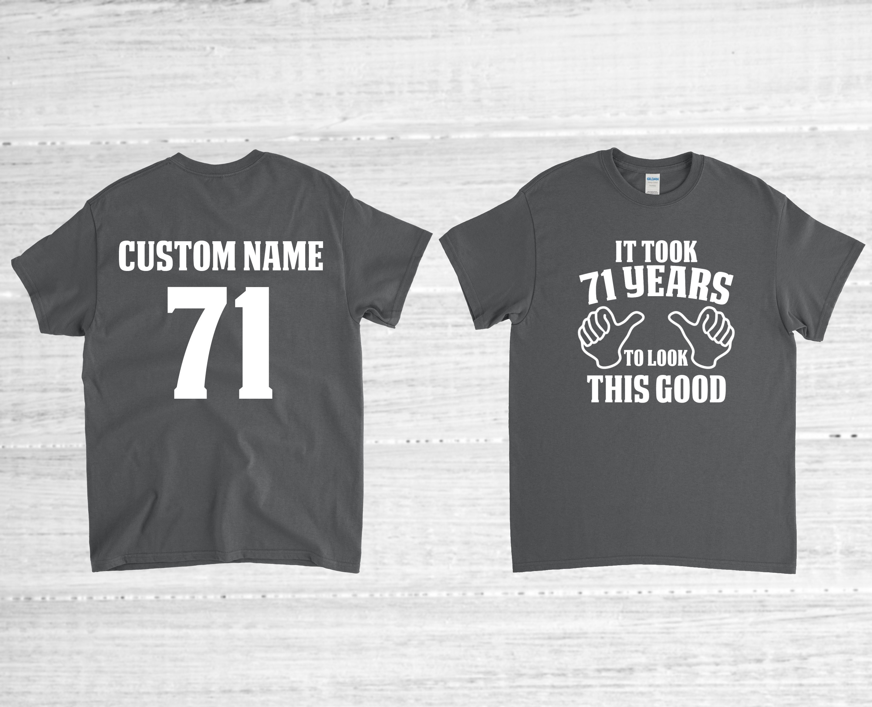 1953 Birthday Shirt For Men – Personalized Birth Year Tee, 71st Birthday Gift, Customizable Design
