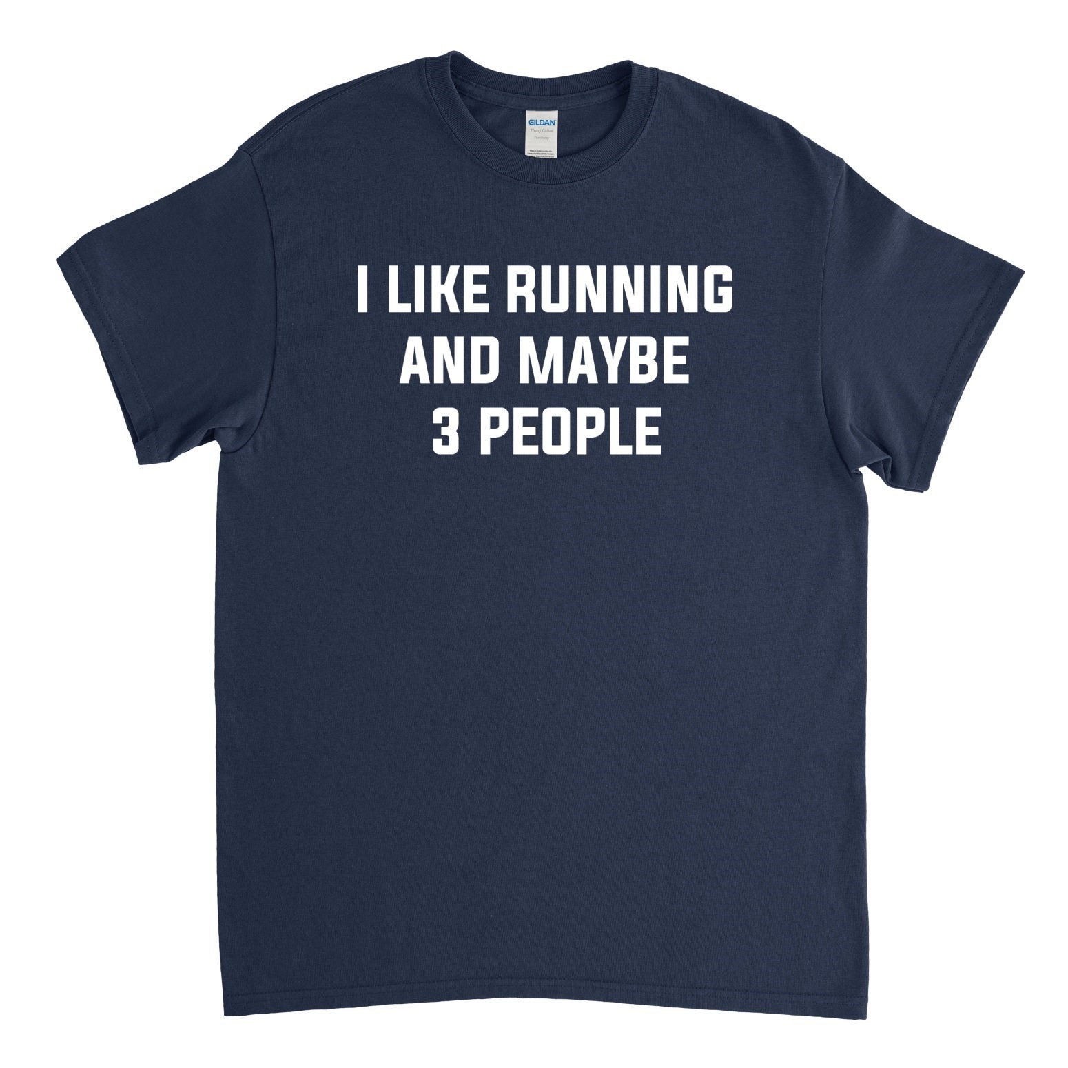 T-shirt Unisex Funny Running Girl – Marathon, Jogging (G5000, Coton)