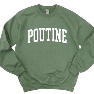 Poutine Sweatshirt, Poutine Pullover, Crewneck Sweatshirt, Poutine Gift, Poutine Canadian