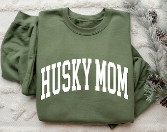 Husky Sweatshirt, Siberian Husky, Husky Mom, Husky Mom Gift, Crewneck Sweatshirt, Dog Mom