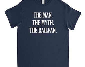 Railfan Shirt, Railfan Gift, Railroad Shirt, Train Shirt, Train Lover, Train Watching