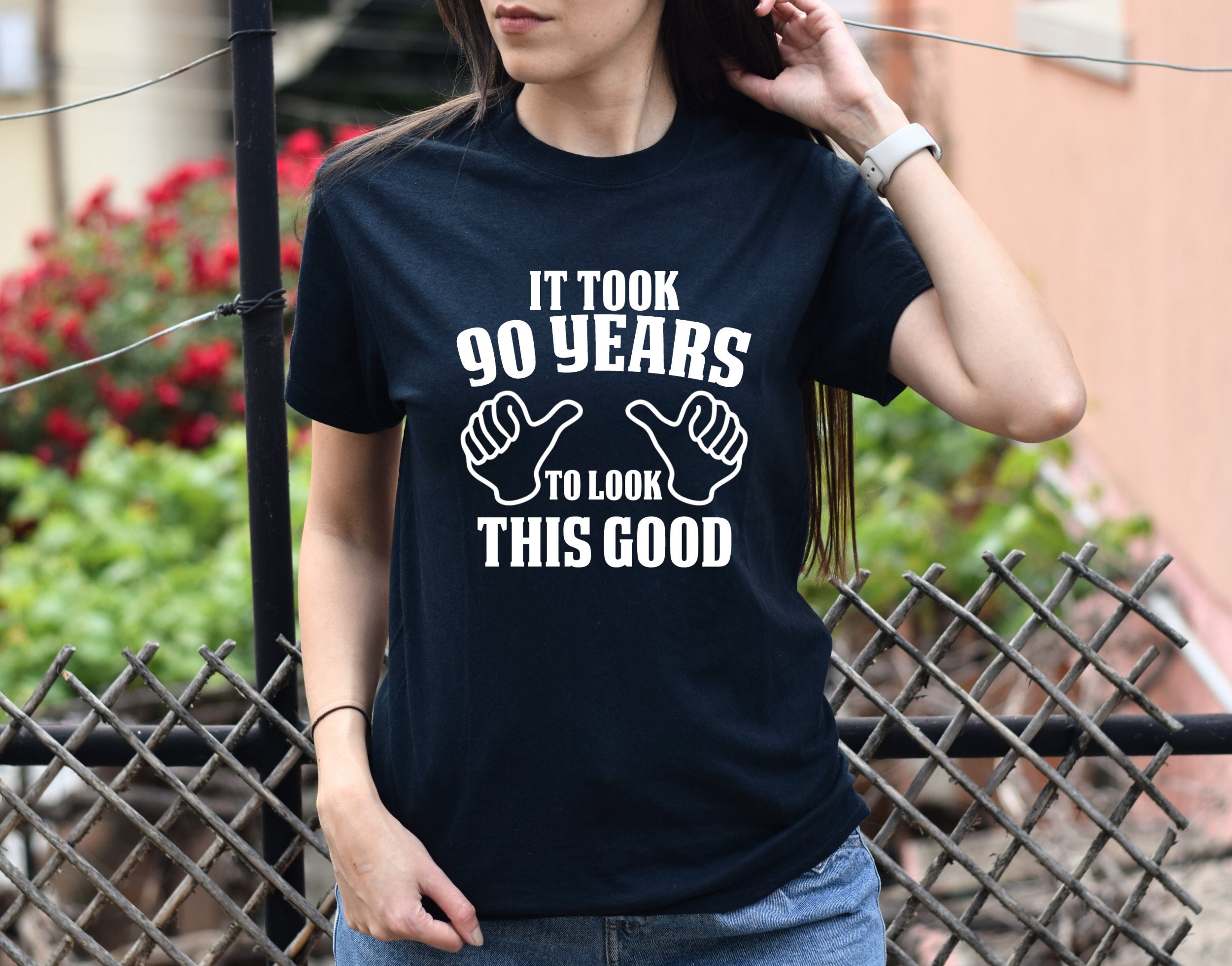 ZHAO41XIONG Men's Graphic T-Shirt Born In 90 Ready To Fight 90th