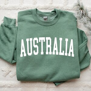 Australia Sweatshirt, Australia Pullover, Australian Native, Australia Vacation, Crewneck Sweatshirt