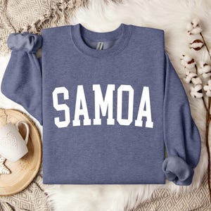 Samoa Sweatshirt, Samoa Gift, Crewneck Sweatshirt, Samoan Sweatshirt