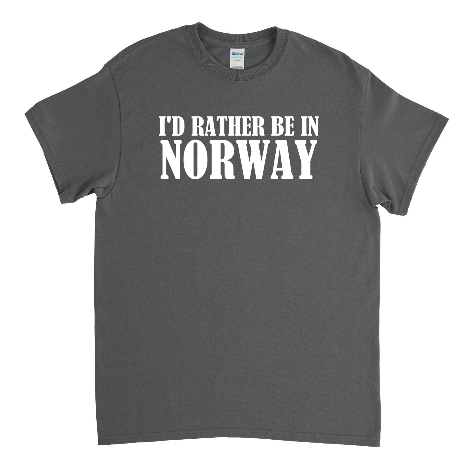 I'd Rather Be in Norway Norway Shirt Norway Native | Etsy