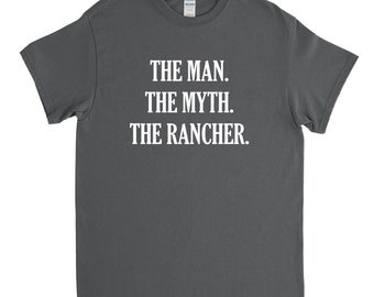 Rancher Shirt, Ranch Hand, Ranch Life, Rancher T Shirt, Funny Rancher Gift, Cattle Ranch T Shirt