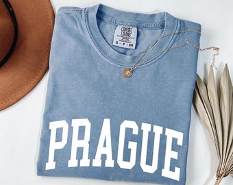 Prague Shirt, Prague Czech Republic, Prague Gift, Trendy Travel, Comfort Colors®