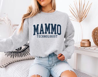 Mammo Technologist Sweatshirt, Mammo Tech Gift, Crewneck Sweatshirt, Graduation Gift
