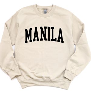 Manila Sweatshirt, Manila Gift, Manila Pullover, Crewneck Sweatshirt, Manila Philippines