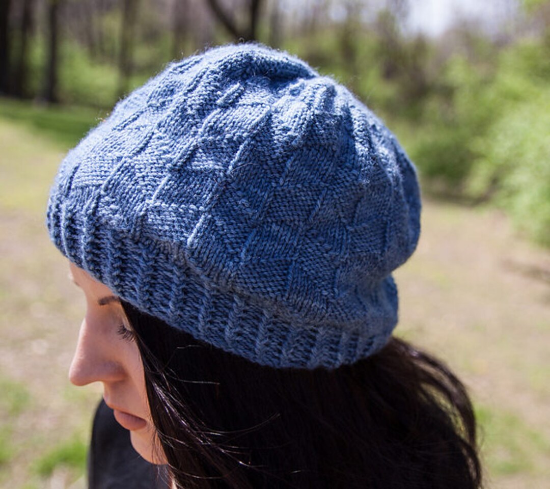 Fletchings Slouchy Hat - Knitting Pattern PDF - INSTANT DOWNLOAD - Etsy