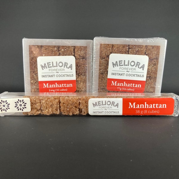 Cóctel instantáneo Manhattan (naranja, cereza, vermú)