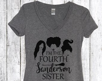 I'm The Fourth Sanderson Shirt, Hocus Shirt, Sanderson Halloween Sisters Shirt, Trick or Treat, Costume, Witch, Broom, Witches,