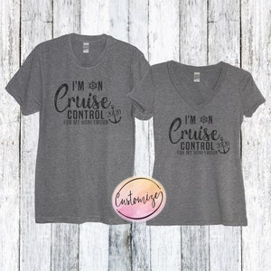 Custom Couples Cruise Shirt Set, Matching Honeymoon Shirt, Anniversary Cruise shirt, Couples Shirt, Honeymoon Cruise, Matching Couple Shirt