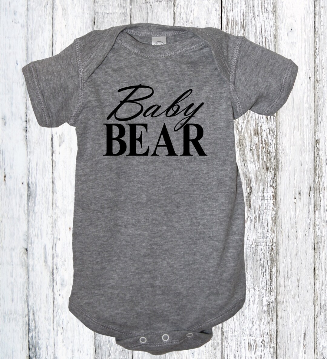 Baby Bear Bodysuit Baby Gift Baby Shower New Baby Boy Etsy