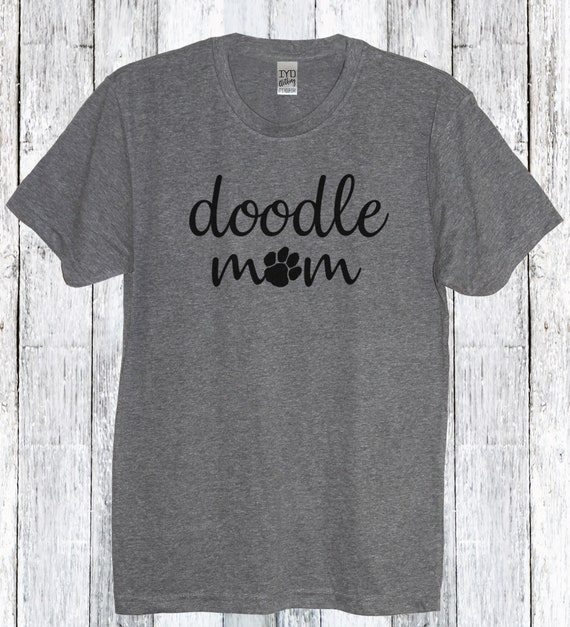 Doodle Mom Dog Paw T-Shirt - Goldendoodle Gift Doodle Mom Dog Paw T-Shirt - Goldendoodle Gift