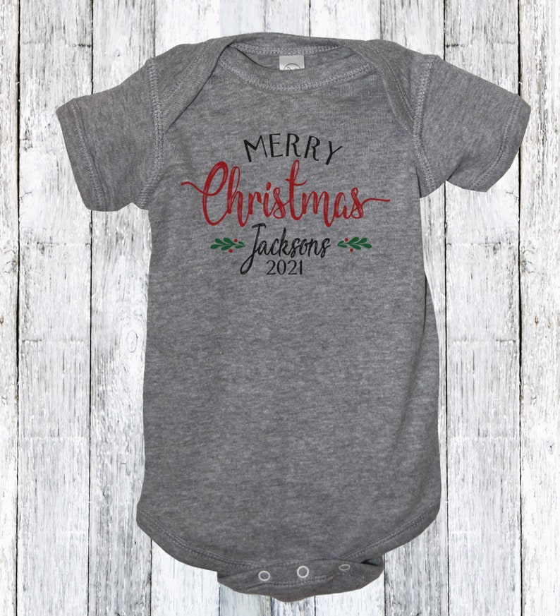 Merry Christmas Matching Shirts Personalized Matching Family Etsy Christmas Matching Shirts