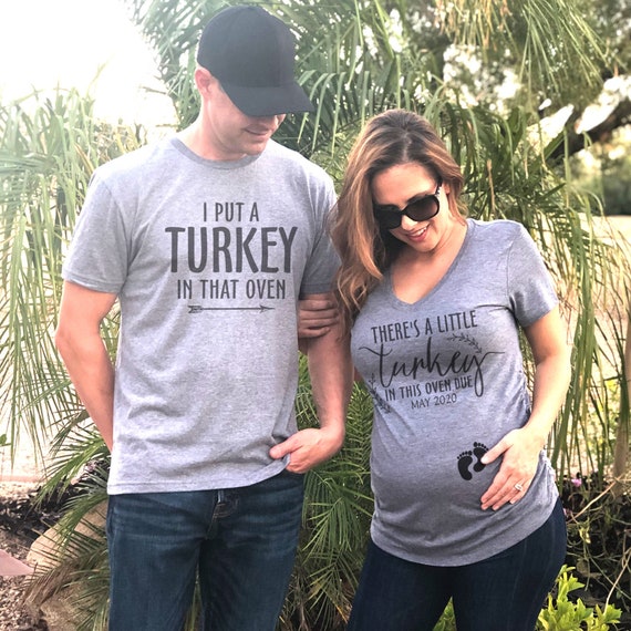 There Are Two Little Turkeys In This Oven Thanksgiving Shirt There Are Two Little Turkeys In This Oven Thanksgiving Shirt