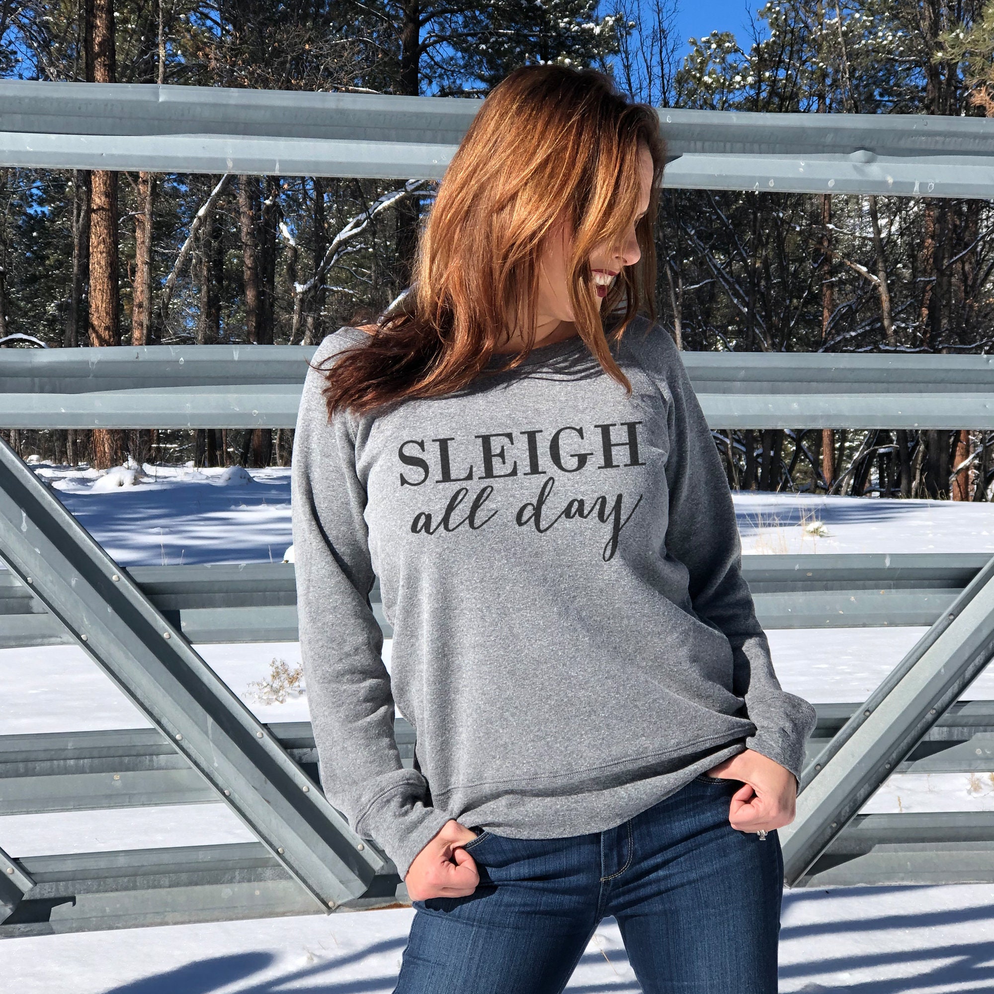 I shop sleigh sweater