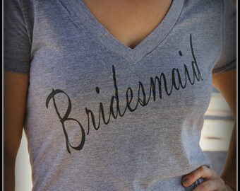 Bridesmaid Shirt, Bridal Party, Bridal Shower Gift, Bachelorette