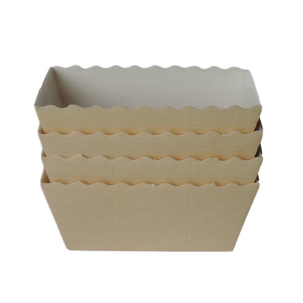 Mini Kraft Loaf Pans - Cream