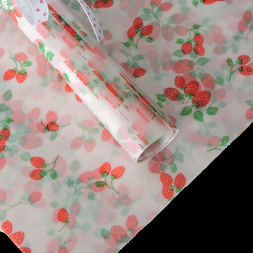 25 Pink With White Dot WAX PAPER Sheetspink Lemonade Party Etsy