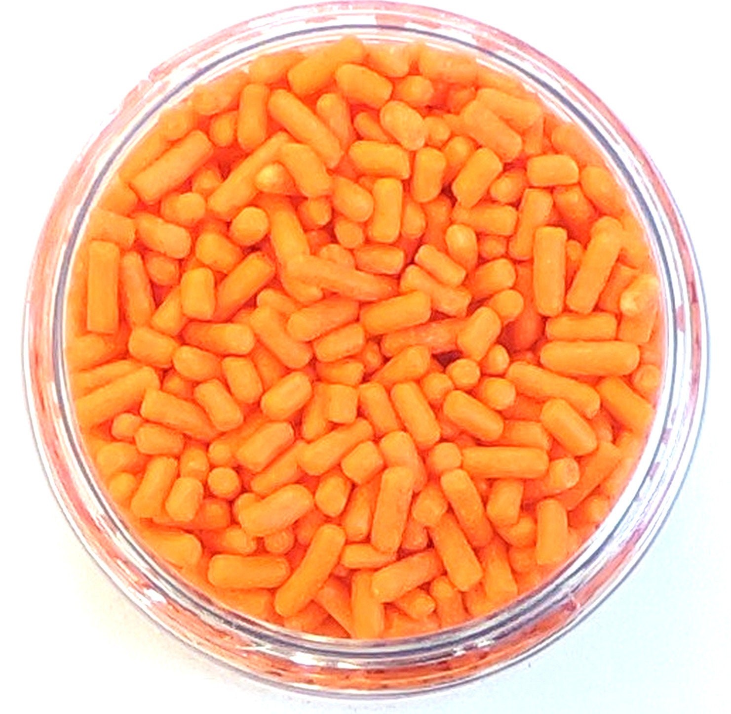 Orange Sprinkle MixOrange edible sprinkles make decorating Etsy