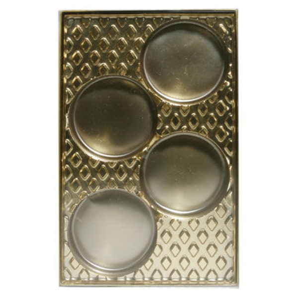 Cookie Box w/Gold Insert - 4 Cavity