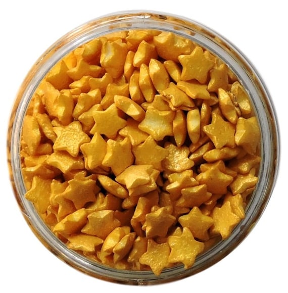 Gold Star Sprinkles Bulk Etsy