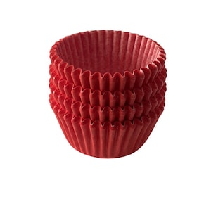 Red Baking Cups - Mini