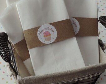 Glassine Flat Bags can be used for a variety of different purposed.  Can be embellished for any event!
