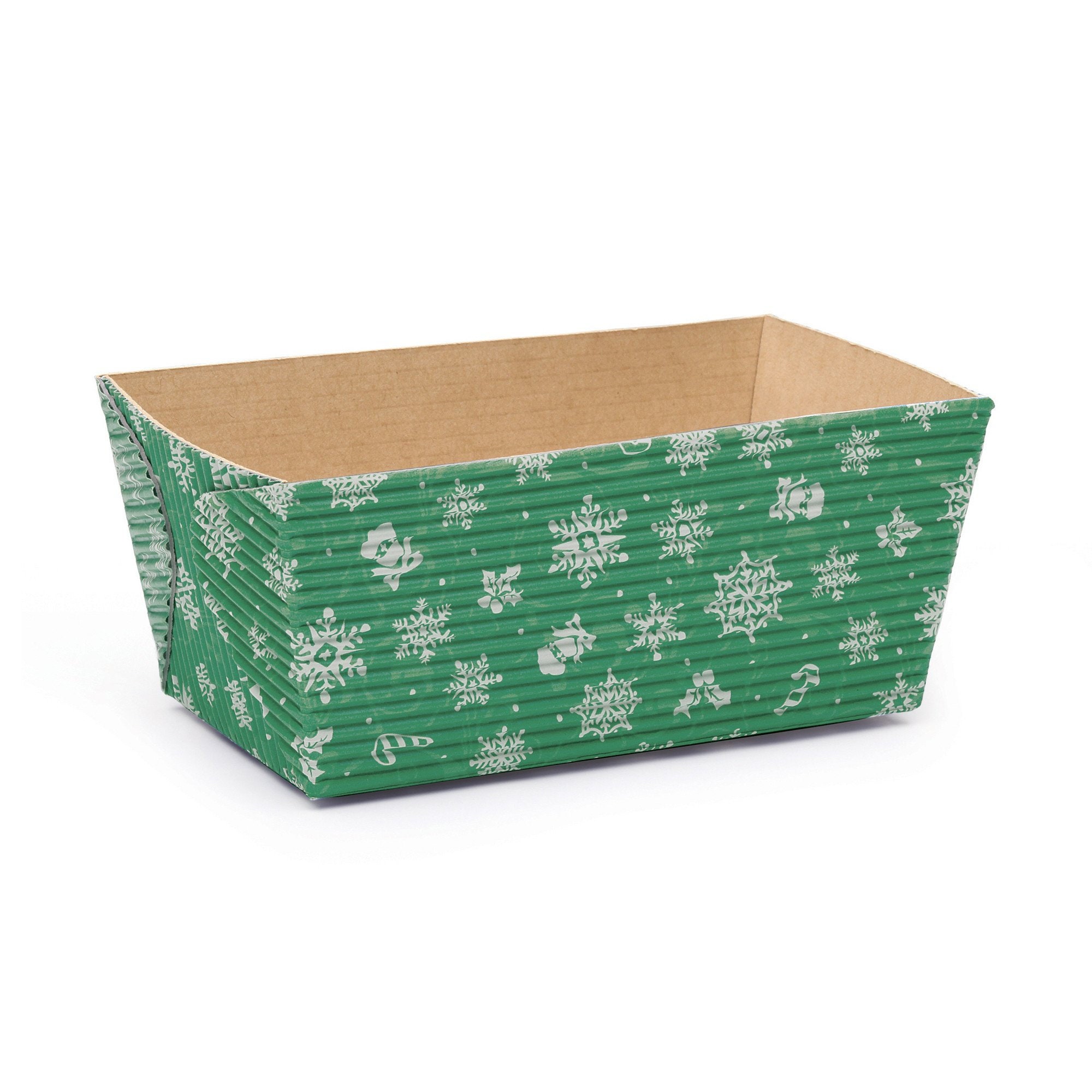 Green Snowflake Loaf Pans 