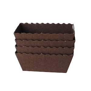 Mini Kraft Loaf Pans - Brown