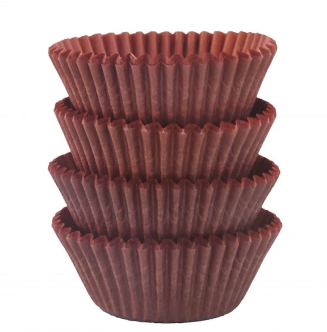 Brown Baking Cups Standard Size Etsy