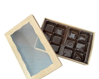 Kraft Brown Mini 12 Cavity Cookie Box