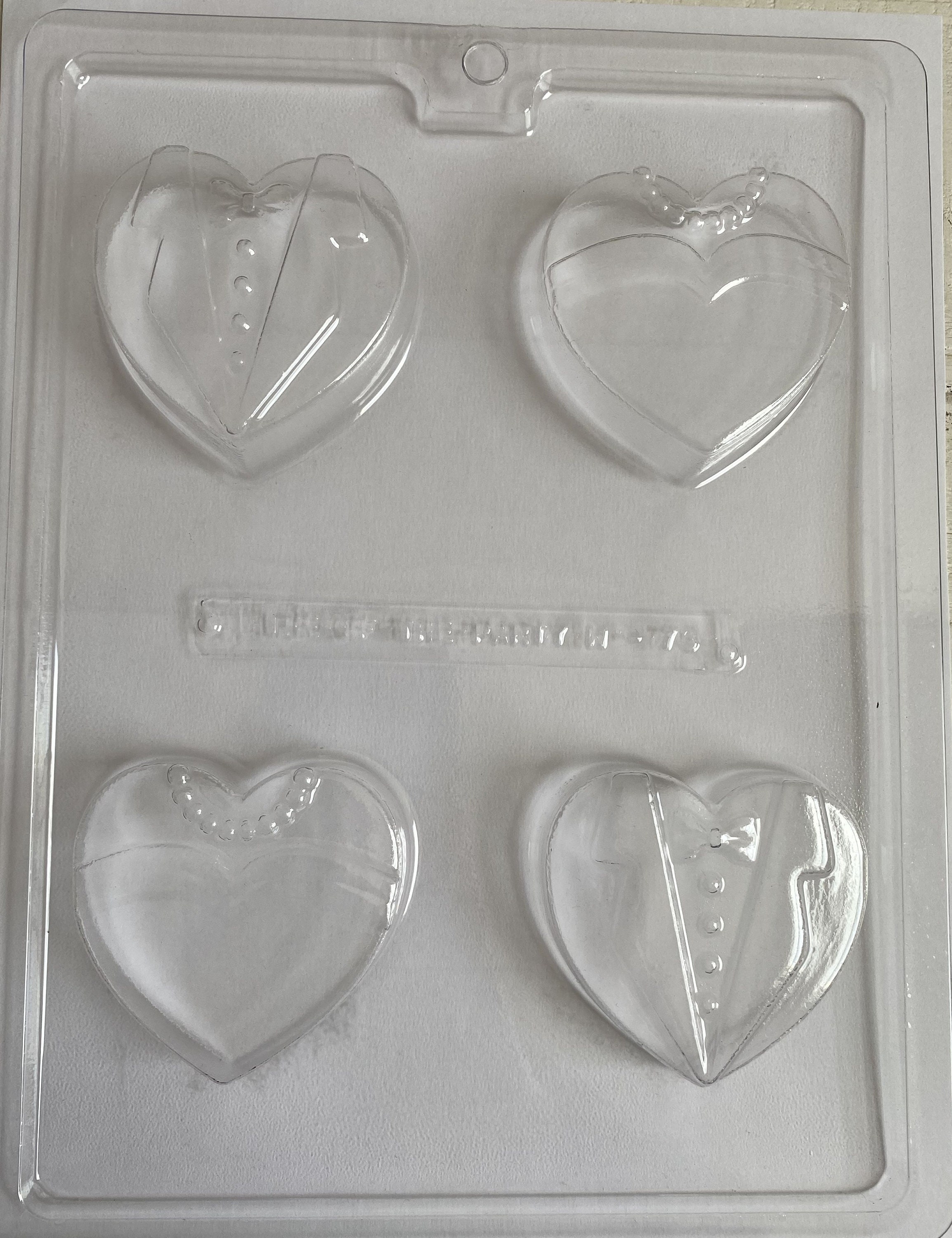 Custom chocolate mold - heart shaped custom silicone mold - personalized  wedding gift - valentine day gift - candy mould - cake mold