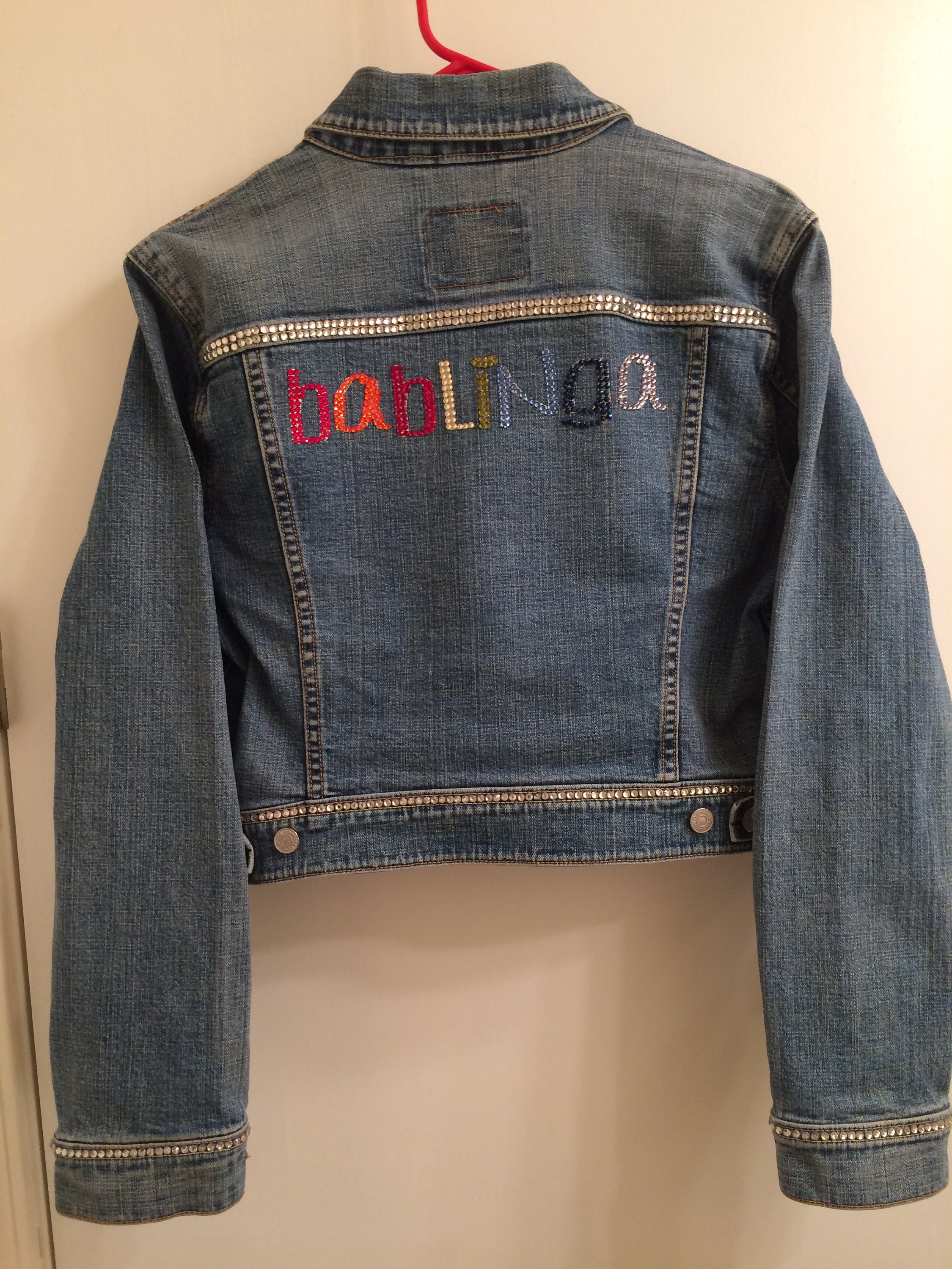 rhinestone embellished jacket