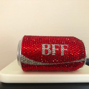 Comparte una Coca-Cola con tu lata de refresco de pedrería de vidrio BFF