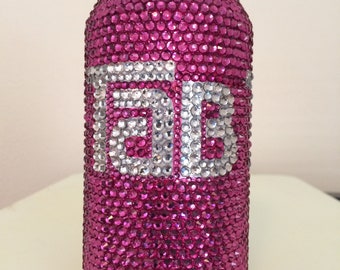 Glass Rhinestone TAB Soda Can