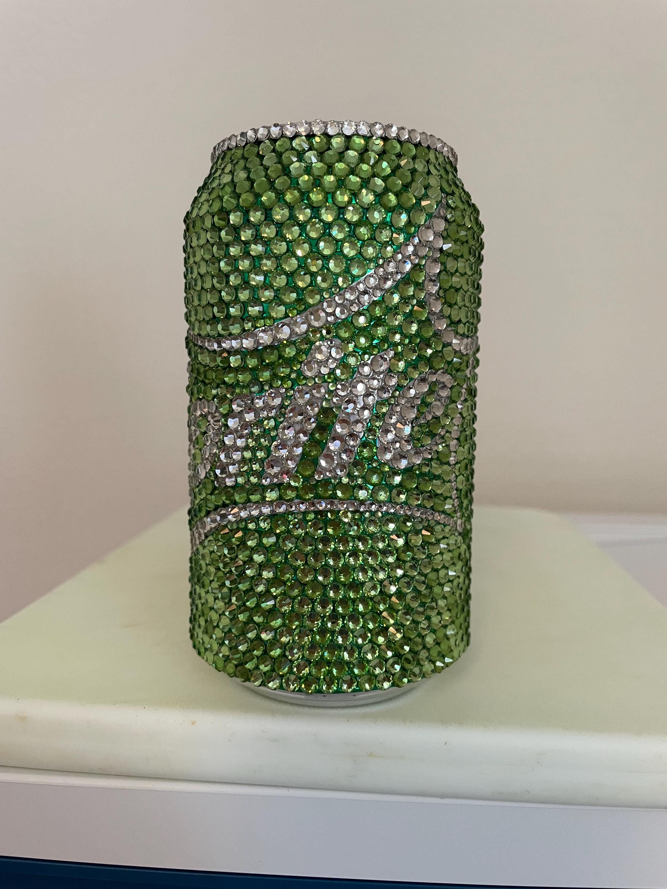 ガラスラインストーンスプライトソーダ缶 - Etsy 日本