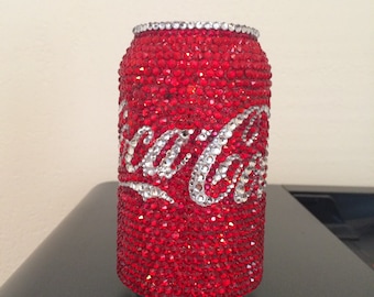 Tasse En Verre Rouge En Forme De Canette De Coca-Cola - Capacité 300 Ml - Produit Officiel