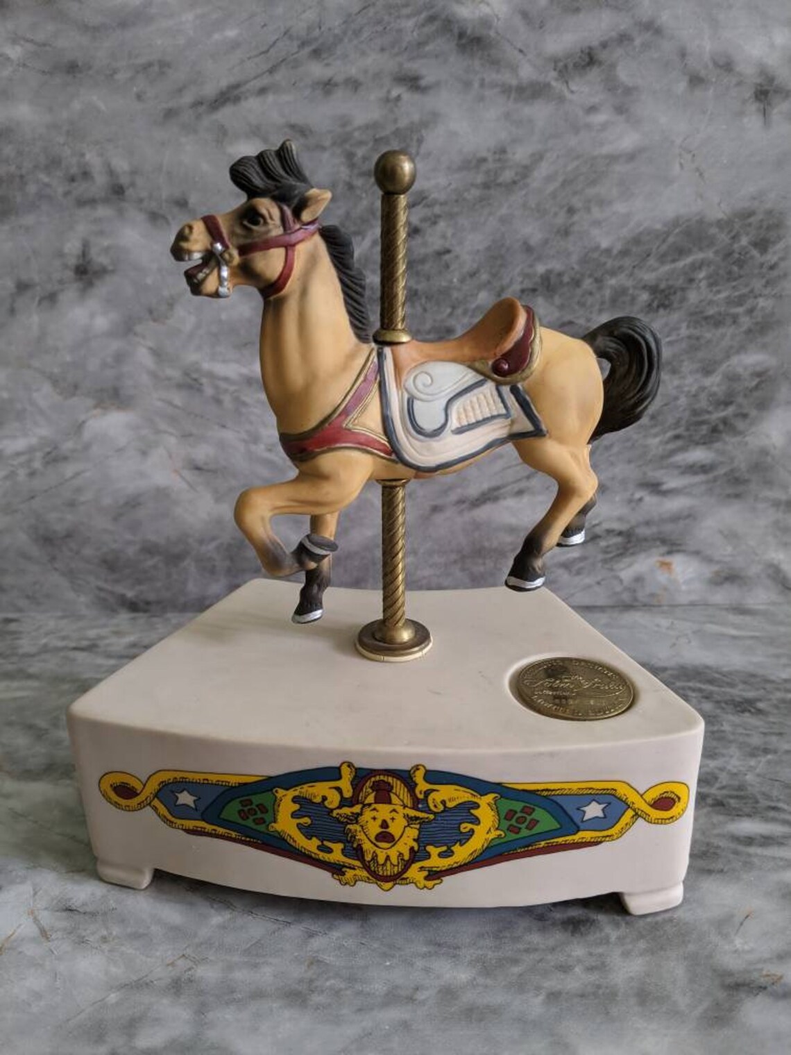 Vintage Carousel Music Box by Tobin Fraley Willitts Designs Etsy