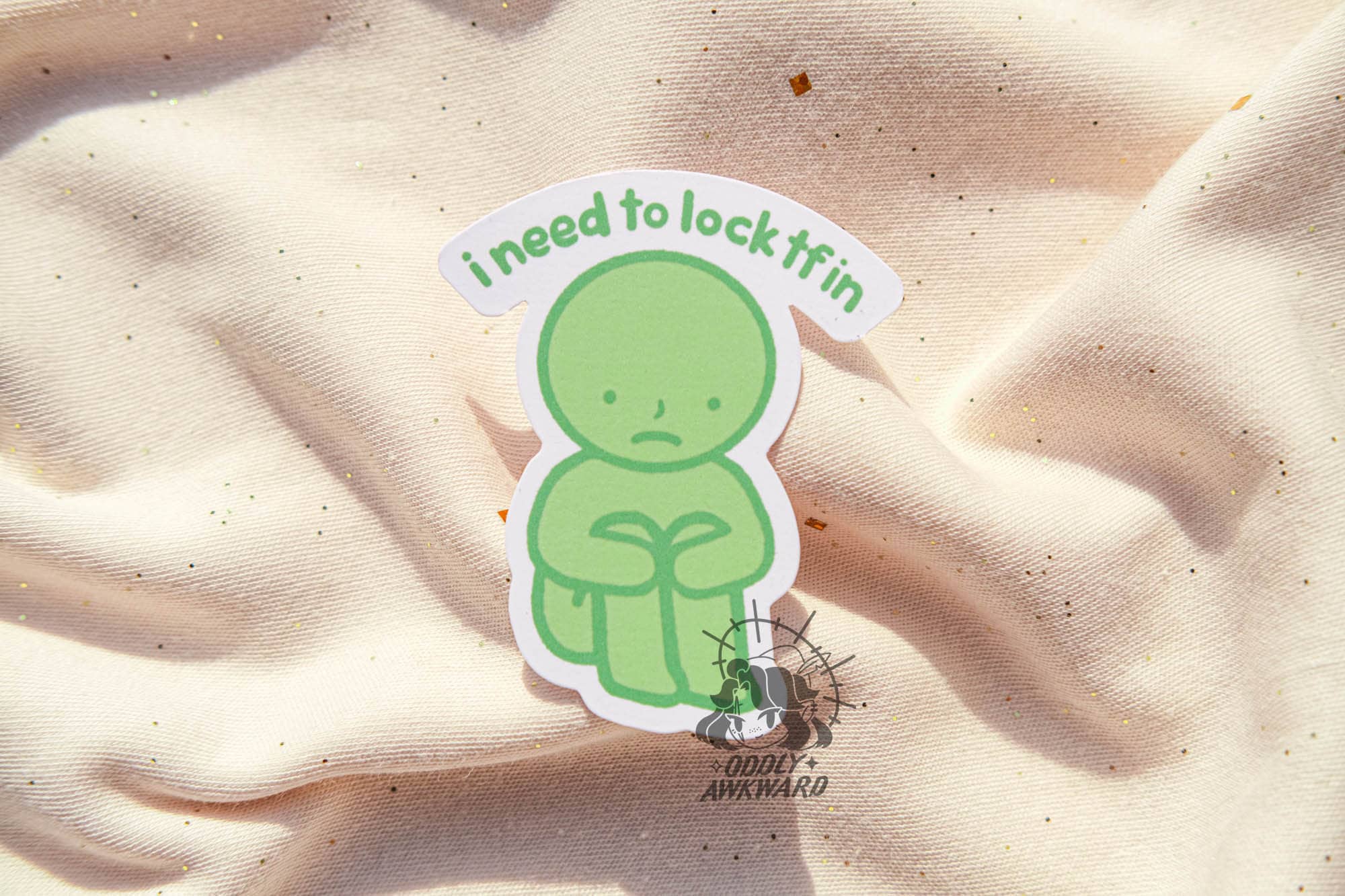 Lock TF In Sticker